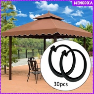 [Wenodxa] 30 Pieces Gazebo Curtain Hooks Professional Replacement Gazebo Accessories for Backyard, C