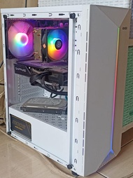 PC Unit & Monitor AMD Ryzen 5 5600G & Amd Radeon RX 5600 XT