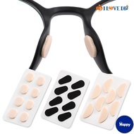 HS 4 Pairs Soft EVA Foam Anti-pressure Nose Pad/ Self Adhesive Anti-Slip Eyeglass Nose Pad/ Men Wome