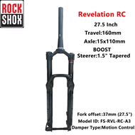 ตะเกียบหน้ารถจักรยานเสือภูเขา Lyrik Select Recon เงิน RL เปิดเผย RC น้ำมันและก๊าซ MTB ส้อม27.5นิ้ว29