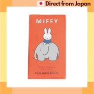 Miffy Planner 2026 Square Monthly Planner Red 04BD-2R Starts Oct 2025 [Japan Shipped]
