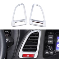 Car Inner Air Vent Outlet Sticker for Honda HRV HR-V Vezel 2015-2018 Chrome