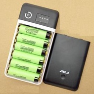萊特 行動電源18650專用充電盒 電池盒 6顆款 5V 2A DC 12V 台灣出貨,附發票