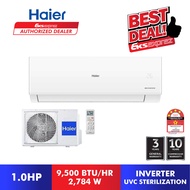 [READY STOCK] Haier Inverter Aircond with UVC Sterilization &amp; Smart Clean HSU-10VQC22 / HSU-13VQC22 /  HSU-19VQC22 /  HSU-25VQC22 (1HP/1.5HP/2HP/2.5HP)