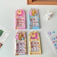 Capybara Kids Fake Nails Cute Kids Fake Nails