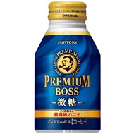 BOSS Suntory Coffee Premium Boss Micro Sugar 260g Bottle Can x 24