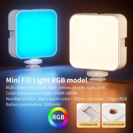 Jopree K7 Rgb Portable Mini Led Photography Video Lighting For Mobile Phone Camera Light