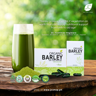 (COMBO) JC Organic Barley Juice 1 Box 10sachets and Barley Capsule 1box 30Capsule - Improve Your Hea