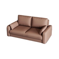 Scratch Business Apartment House Rental Leather Small Apartment Meeting Guest Simple Sofa Office Com