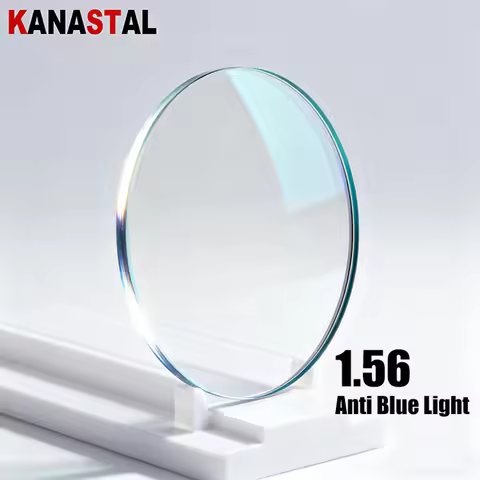1.56 Index Blue Light Blocking Prescription Lenses Optical Myopia Reading Glasses Lenses CR39 Clear 