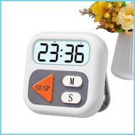 Digital Timer Magnetic LCD Clock Timer Watch Gadgets Kids Digital Timer for Baking BBQ Grilling Stud