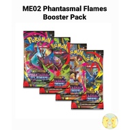 (Live Rip) or (Sealed) ME02  Mega Evolution Phantasmal Flames Booster Pack Phantasmal Flame