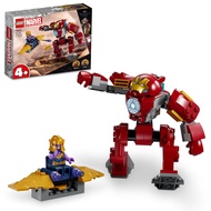 LEGO 76263 Marvel Iron Man Hulkbuster vs. Thanos Set for Children from 4 Years, Superhero Action Bas