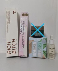 Freck Beauty Rich Bitch Cactus + Vitamin C Moisturizer / Pacifica Beauty DREAMLIT GLOW Undereye Brightener/ FRESH Sugar Lip Duo - Lip Treatment / Caudalie Vinoperfect Radiance Serum/ Biossance squalane + omega repair cream ➡️PRICE from $50 up BELOW @ 每件價