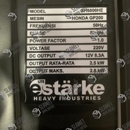 NEW!!! Genset Honda Starke SH 6800 HE - 2800 Watt