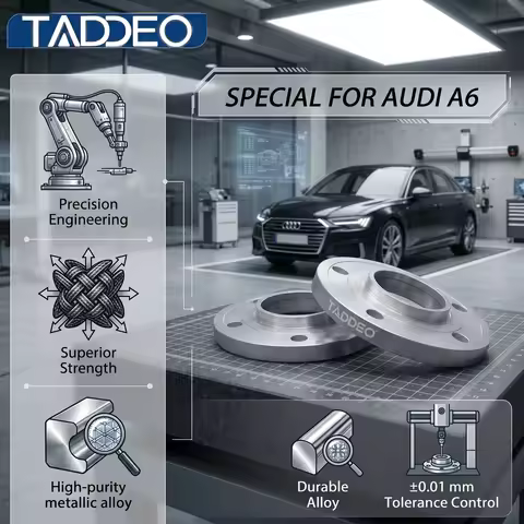TADDEO Forged 7075-T6 Wheel Spacers 5x112 for Audi A6 C5/C6/C7/C8/4B/4F/4G/4K Adapters Widening Vehi