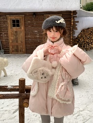 Sinsingirl Pink down Jacket Womens 90 White Duck down Winter 2024 Popular Outerwear Sweet Style Stan