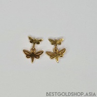 22k / 916 Gold Dragonfly Earring