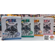 Ostech Tofu Sand Tech Coagulate Quickly Economical Good Odor Control. Do Not Stick To Hair And Feet.