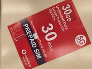 Vodafone 30GB 歐洲漫遊數據卡 30日