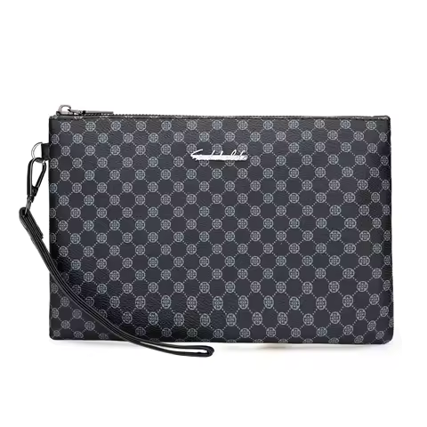 Fashion Business Men Clutch Bag Durable Soft PU Leather Male Money Pouch Bag Casual Men's Cardholder