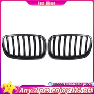JR-1 Pair Front Hood Kidney Grille Grill for BMW X5 X6 E70 E71 2007-2013 Spare Parts Parts Glossy Bl