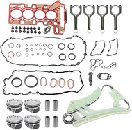 INGKAN N20 Engine Cylinder Head Gasket Timing Chain Kit w/Pistons Connecting Rods Fits for BMW F21 F