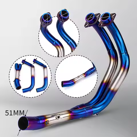 MOTORCYCLE EXHAUST MUFFLER FULL SYSTEM SLIP ON FOR MT07 mt-07 2014-2024 Motorcycle Muffler Exhaust P