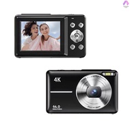 4K/30FPS Digital Camera 64MP Digital Video Camera 2.4 Inch Sc