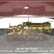 Ixo 1/72 German Ad.Kfz.251/1 Half Track Car Alloy Finished Product Tank Model Out of Print Model