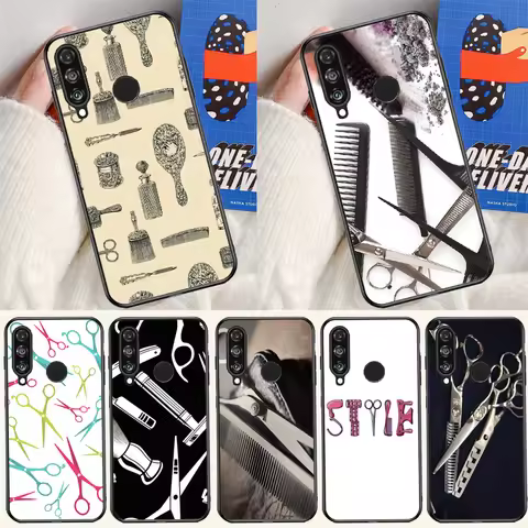 Hair Stylist Scissors Brush Switch For Huawei P30 P20 P40 Lite P60 Pro Nova 5T 12s 12i 11i Y90 Y70 Y