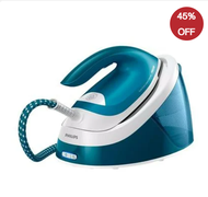 เตารีดแรงดันไอน้ำ PHILIPS รุ่น GC6815/20 กำลัง 2400 วัตต์ สีฟ้า-ขาว