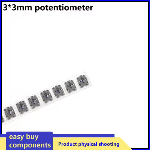 50/20PCS 3x3 SMD patch adjustable resistor fine adjustment potentiometer adjustable switch 100R 200R