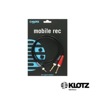 KLOTZ AY5 Y-Cable 1m/3m/6m Black (3.5mm-2x 3.5mm) Company Goods