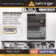 Behringer XENYX QX1204USB Mixer with USB and Effects (XENYXQX1204USB / XENYX-QX1204USB)