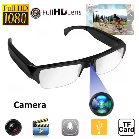 HD 1080P Mini Camera Meetings DVR Protable Glasses Cam Sports Video Small Outdoor Camcorder Conferen