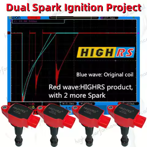 Dual spark Fit for Mazda 2 3 performance ignition coil plug 1.4L 1.6 1.5L ZJ20-18-100 ZJ2018100 ZJVE