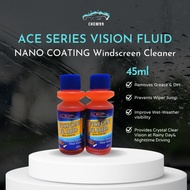 Car Wash ACE SERIES VISION FLUID NANO COATING Windscreen Cleaner 45ml