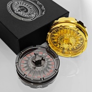 7 in 1 RPG Table Game Dice with Gift Case Metal G20 Roulette Spinner 20 Sides DND Set for Dungeons a