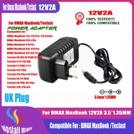 12V 2A AC DC Power Adapter Wall Charger For Bmax Y13 X15 S13A S13 X14 Laptop