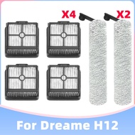 Dreame H12 / H12S Wet & Dry Cordless Vacuum Cleaner Accessories Of Roller Brush Hepa Filter