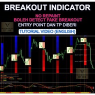 ENTRY POINT AND TAKE PROFIT BREAKOUT INDICATOR MT4 FOREX NON REPAINT