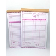 Olshop note/2 ply note/1/4 folio note