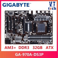 GIGABYTE GA-970A-DS3P /D3/DS3  Desktop Motherboard 970 Socket AM3+ DDR3 32G For FX/Phenom II/Athlon 