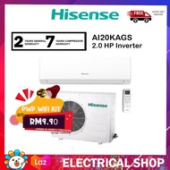 {FREE SHIPPING} Hisense Air Cond AI20KAGS 2.0HP Inverter Air Conditioner 2HP R32