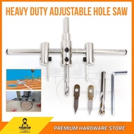 40-200MM ADJUSTABLE HOLE SAW / METAL WOOD CIRCLE HOLE SAW DRILL BIT CUTTER