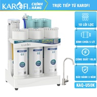 Máy lọc nước Karofi KAQ-U50K - 10 Lõi Mẫu 2025 BẢO HÀNH CHÍNH HÃNG 3 NĂM TẠI NHÀ