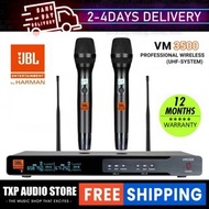 JBL VM3500 Wireless Microphone with UHF Connectivity for Home Karaoke Professional Stage Performance