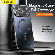 BKWHALE Magnetic Phone Case For iPhone 17 16 15 14 Pro Max iPhone17 iPhone16 Pro Max ip15 thin matte