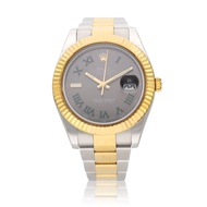 Rolex Datejust II Reference 116333, a yellow gold and stainless steel automatic wristwatch with date
